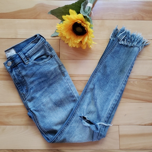 Free People - Frayed skinny jeans - Picture 2 of 13